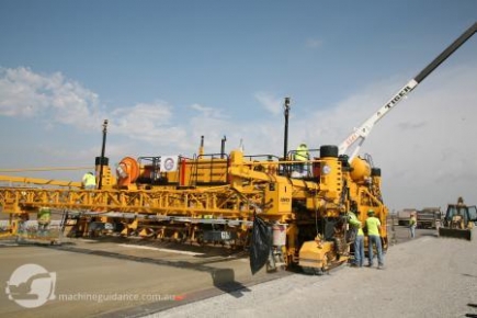 Machine Guided Paving