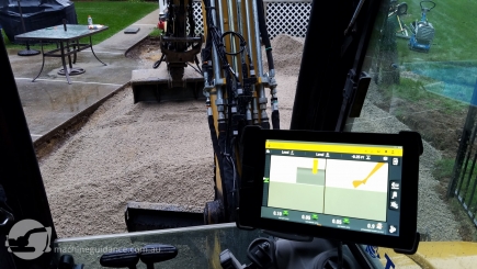 Machine guided automated excavator