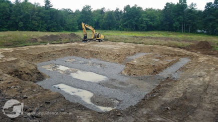 Machine guided site prep