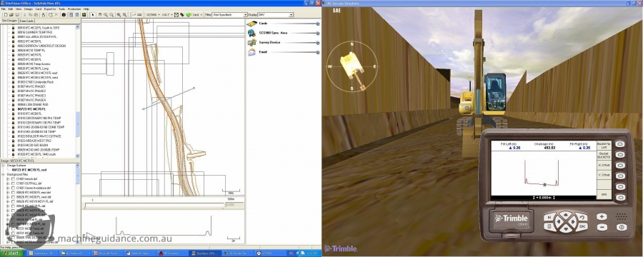 Machine Control Data Simulation